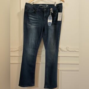 Seven for All Mankind bootcut dark wash jeans,SZ 14 stretch comfy,73%cotton